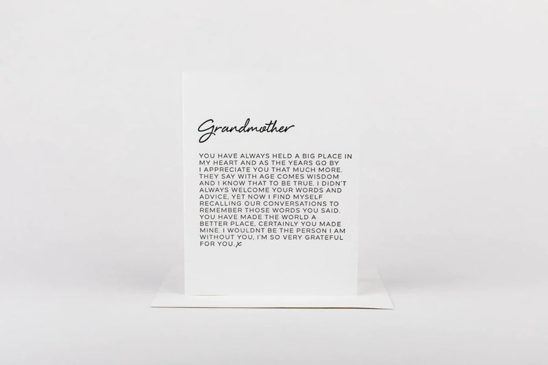 Card - Dear Grandmother