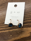 Luxe Swarovski Crystal Frenchback Earring - Rose Gold