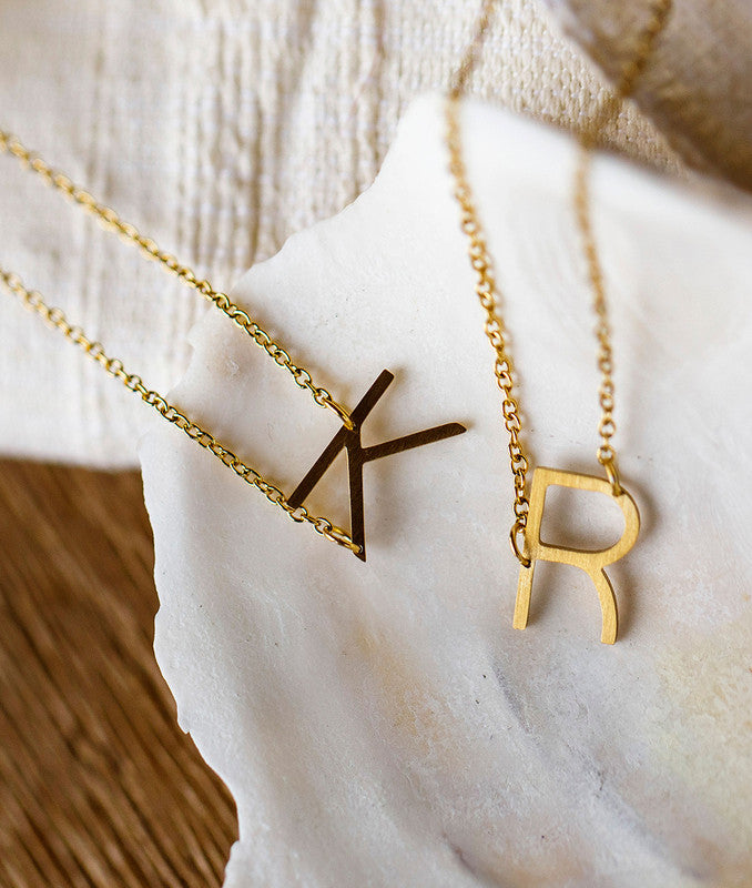 Initial Necklace - G