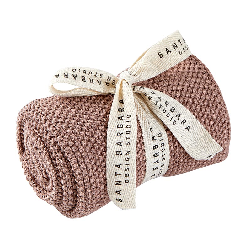Knit Dishtowel - Rose