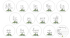 Newborn Milestone Set - Forest