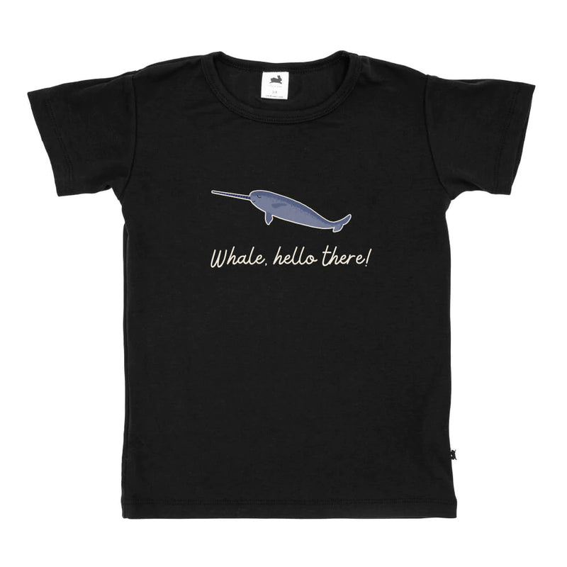 Whale Hello There - T Shirt (Slim Fit 5-6T)