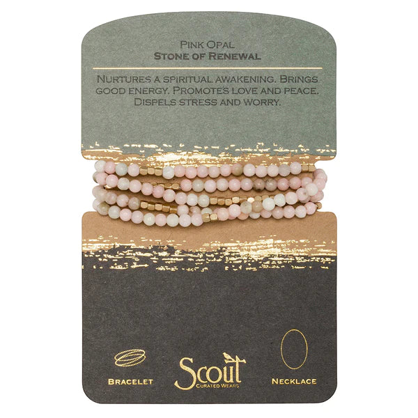 Stone Wrap -Pink Opal - Stone of Renewal