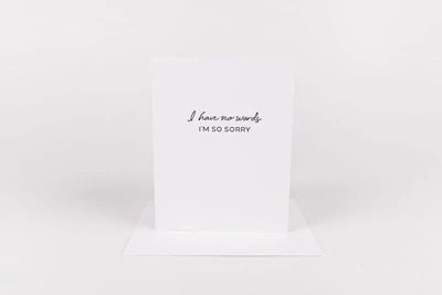 Card - So Sorry