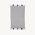 Bath Mat - Charcoal Striped