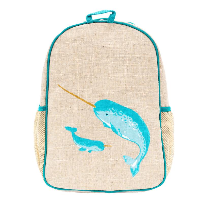 Teal Narwhal - Toddler Backpack
