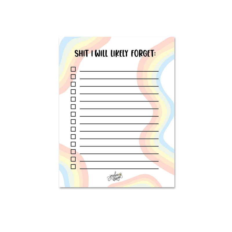 Notepad - Shit I Will Likely Forget