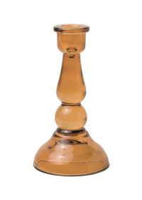 Tall Glass Taper Holder