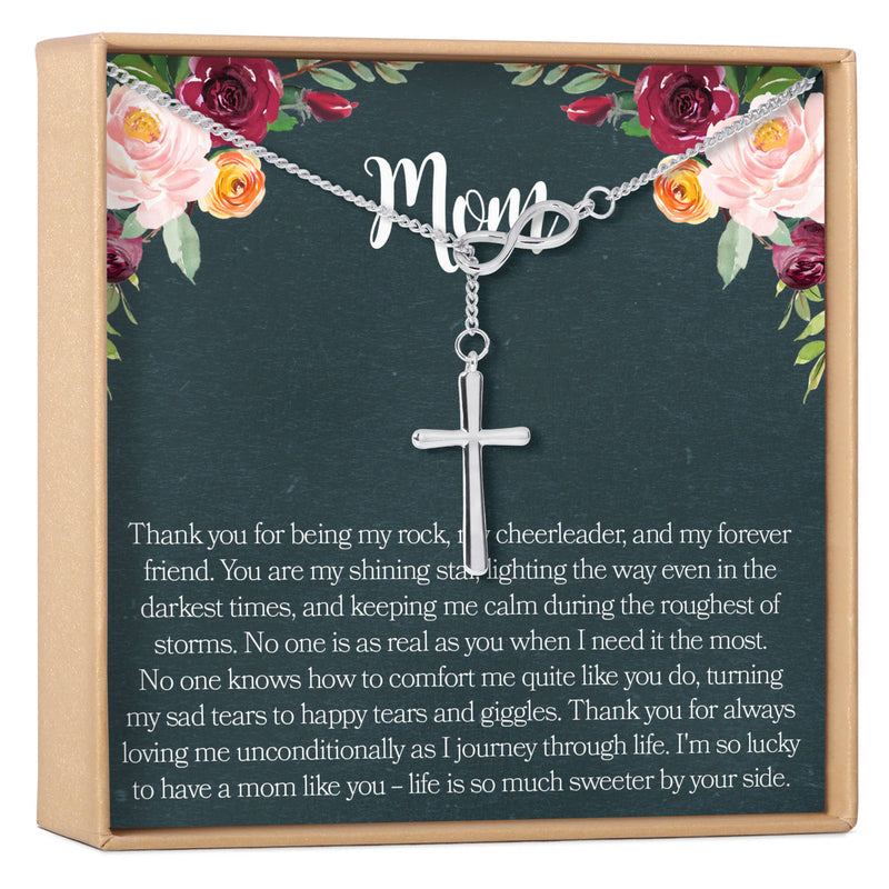 Mother Necklace - Silver Cross