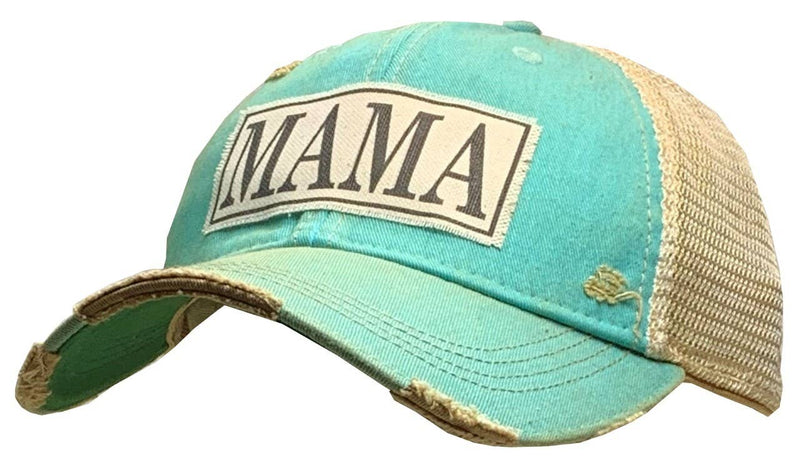 Mama Distressed Trucker Hat Baseball Cap