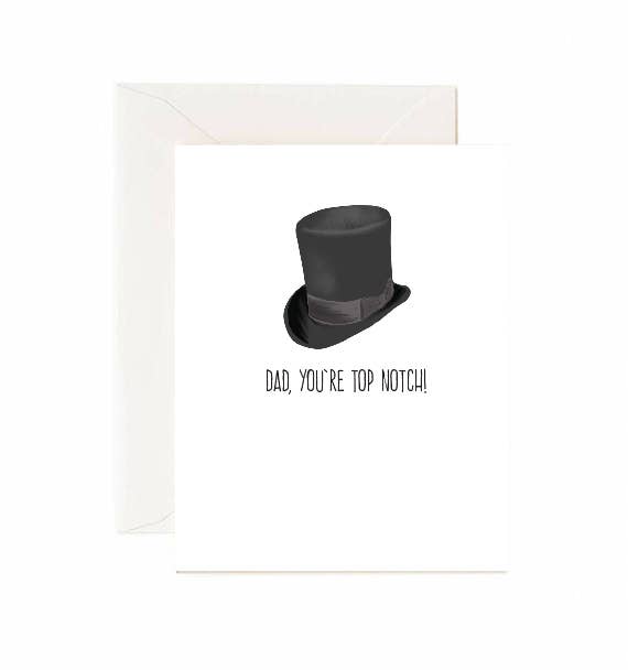 Card - Dad, You're Top Notch! - Greeting Card