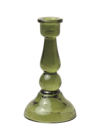 Tall Glass Taper Holder