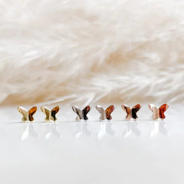 Tiny Butterfly Studs