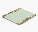Meal Planner Notepad - Citrus Floral