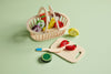 Produce Basket Wood Toy Set