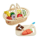 Produce Basket Wood Toy Set